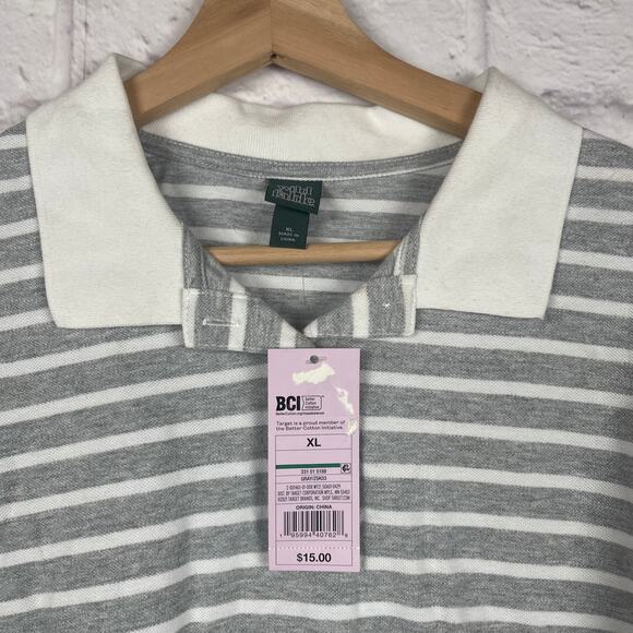 J4524 Wild Fable cropped polo shirt size XL - Picture 2 of 6